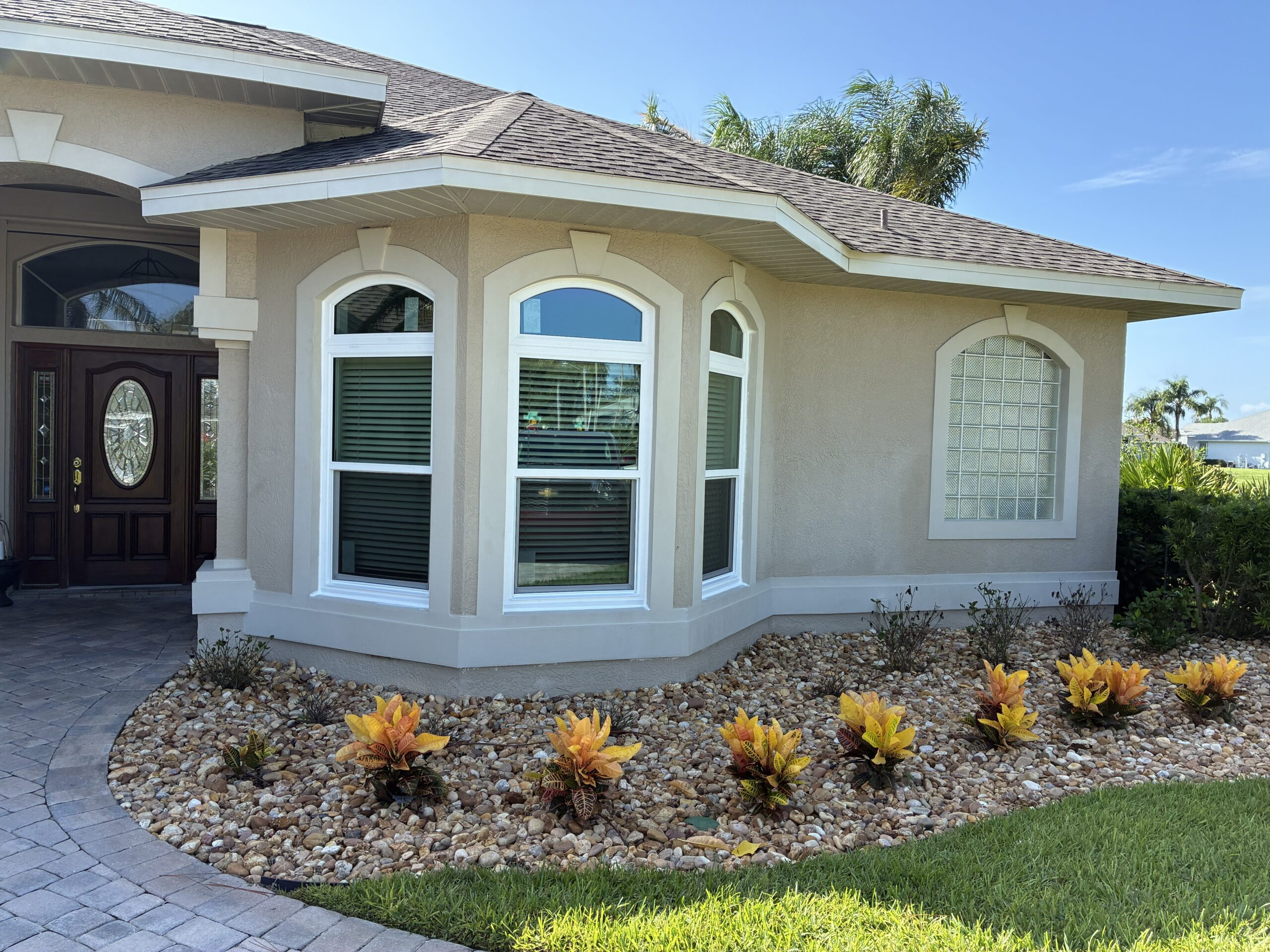 Professional impact window installation in Melbourne Florida by Affordable Glass Protection