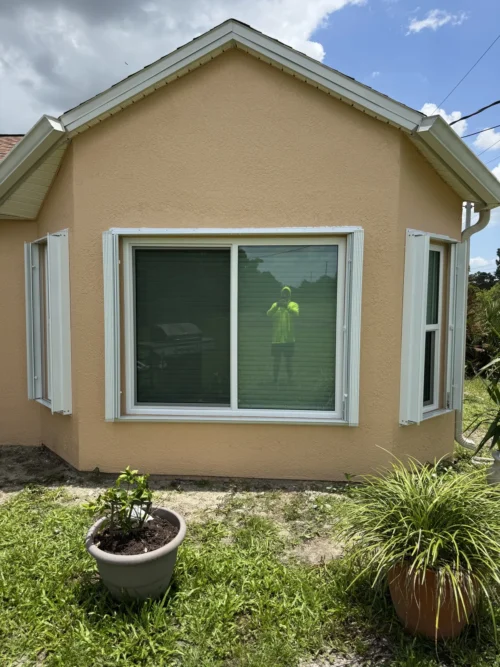 Accordion Shutters Palm Bay Florida — installed by Affordable Glass Protection