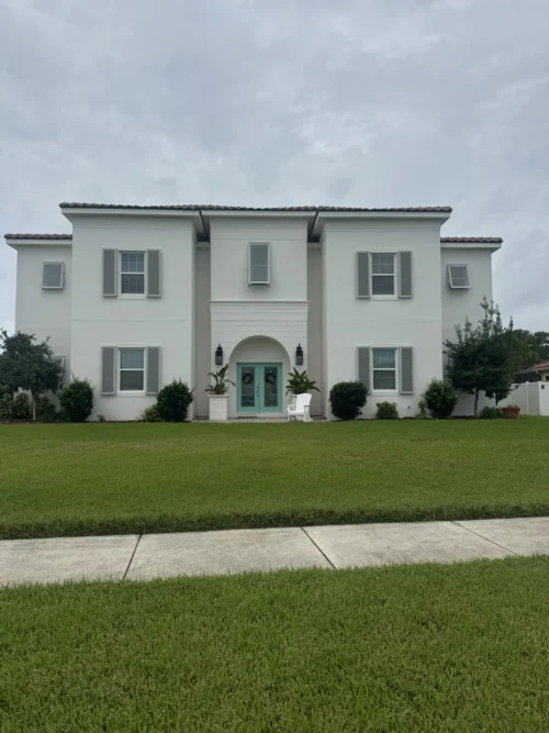 Bahama hurricane shutters installed by Affordable Glass Protection in Brevard County, Florida