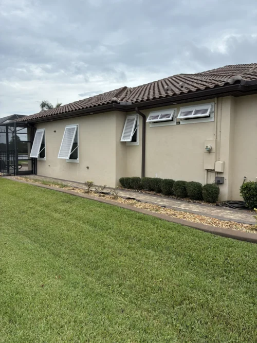 Bahama Shutters Brevard County Homes — installed by Affordable Glass Protection