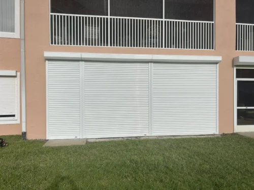 Roll Metal Shutters Melbourne Florida — installed by Affordable Glass Protection